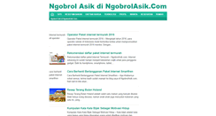 Desktop Screenshot of ngobrolasik.com